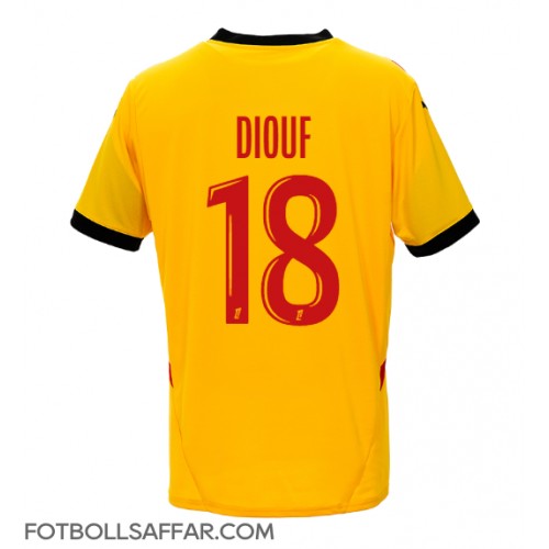 RC Lens Andy Diouf #18 Hemmatröja 2024-25 Kortärmad